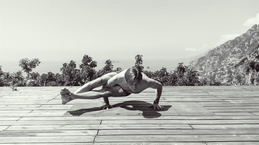 The yoga deck at La Selva